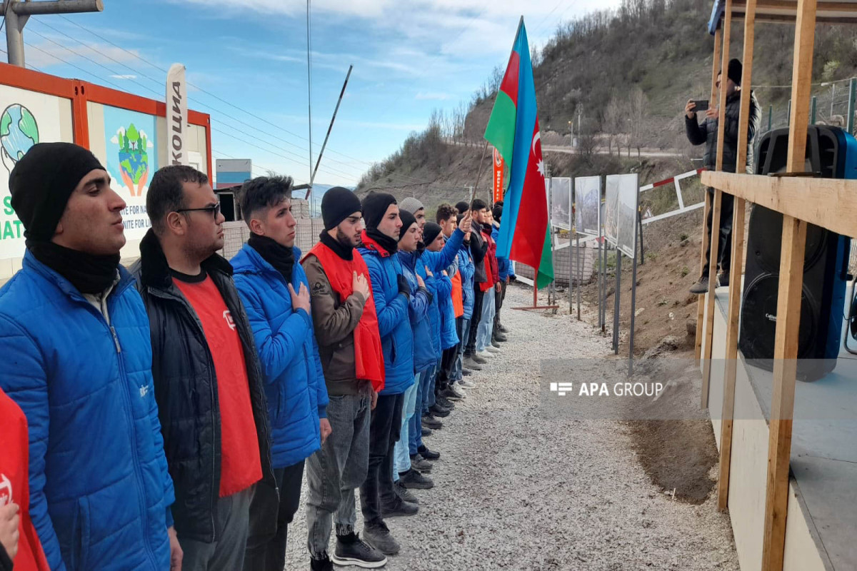 Laçın-Xankəndi yolundakı aksiya 124 gündür davam edir - FOTO 