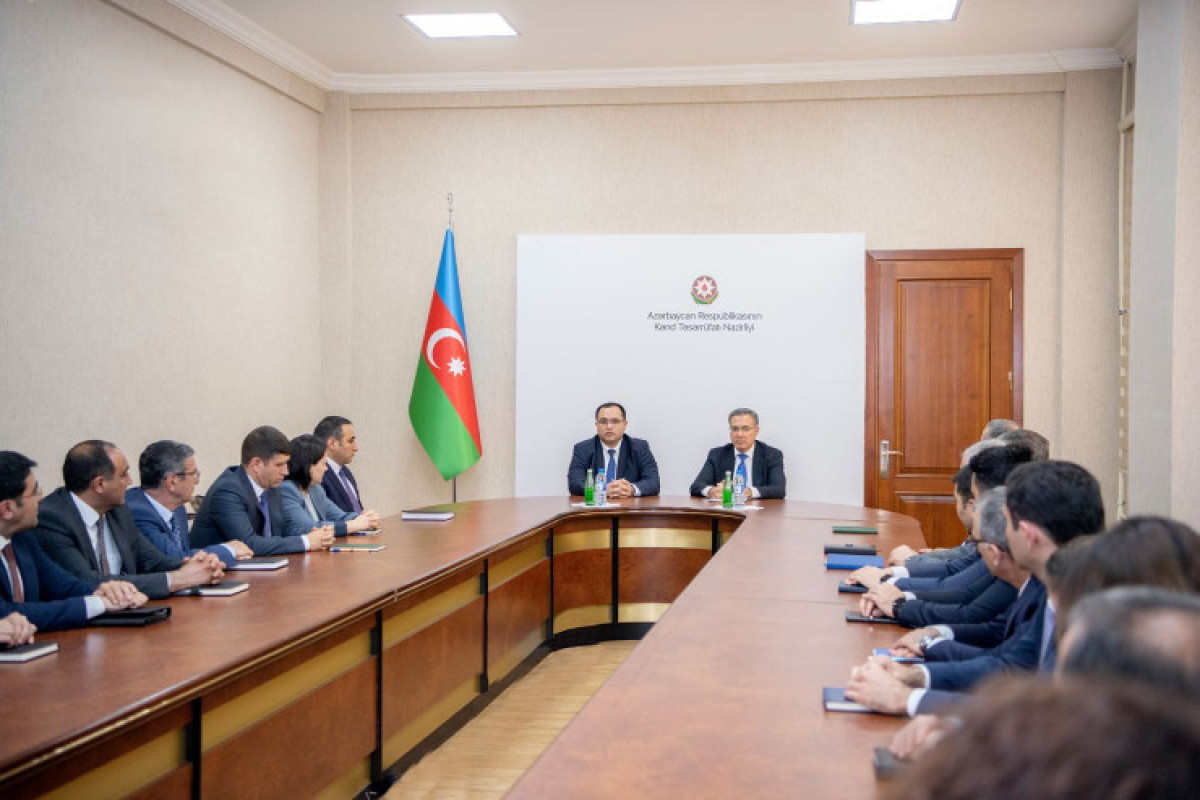 Newly appointed Minister of Agriculture of Azerbaijan Majnun Mammadov was introduced to staff