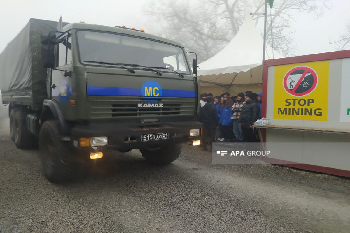 Convoy of RPC vehicles unimpededly passed through Azerbaijan