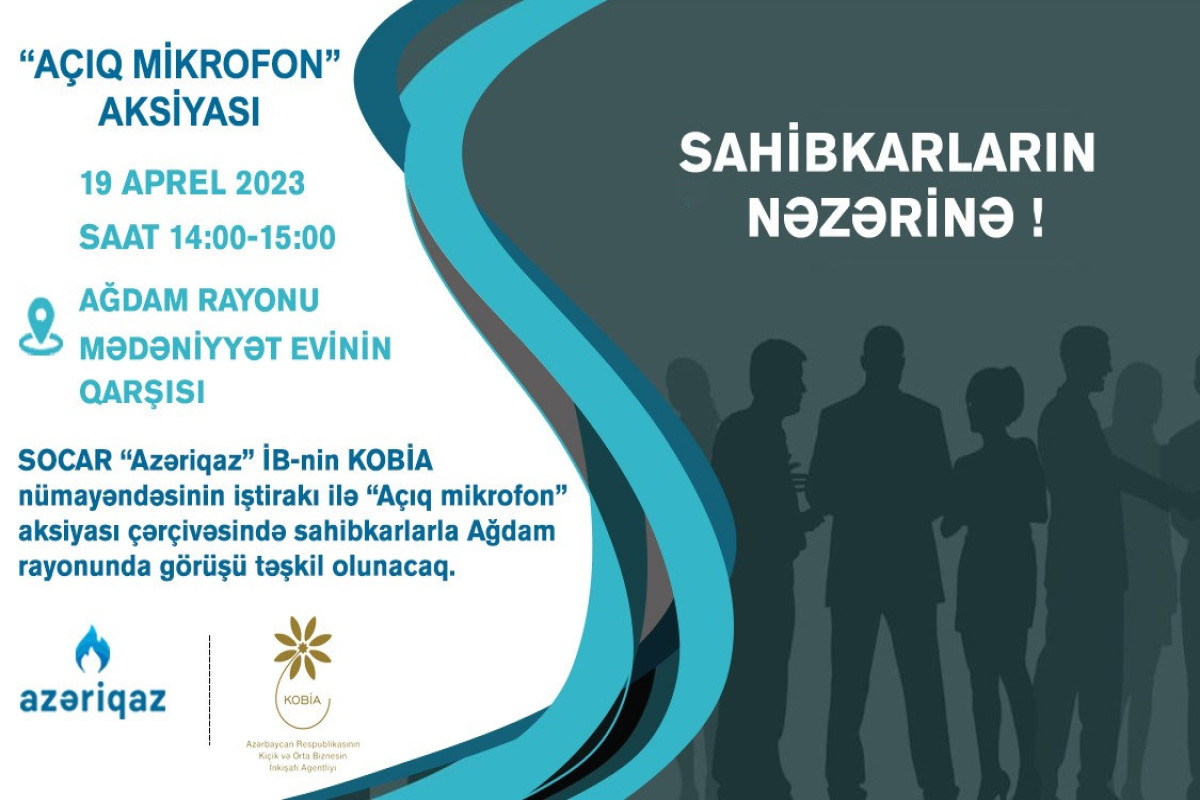 “Azəriqaz”ın sahibkarlarla növbəti görüşü Ağdamda keçiriləcək
