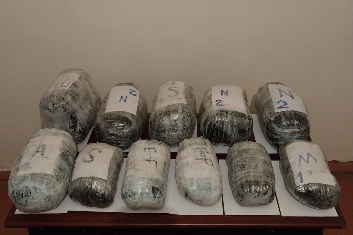 İrandan Azərbaycana 20 kq narkotik keçirilməsinin qarşısı alınıb - FOTO 