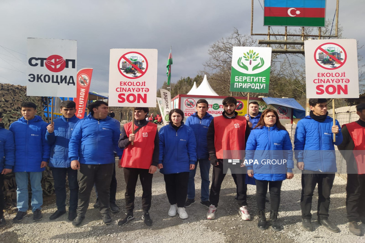 Laçın-Xankəndi yolundakı aksiya 129 gündür davam edir - FOTO 