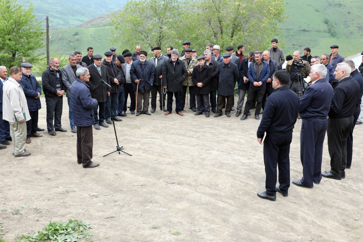 Çətin relyef şəraitində yerləşən kənd sakinləri qaz problemlərindən danışıb - FOTO 