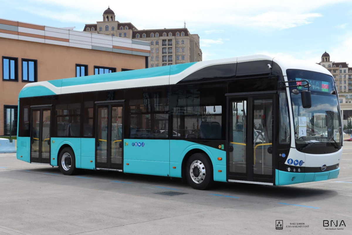 Bakıya elektrik mühərrikli avtobus gətirilib - İLK DƏFƏ 