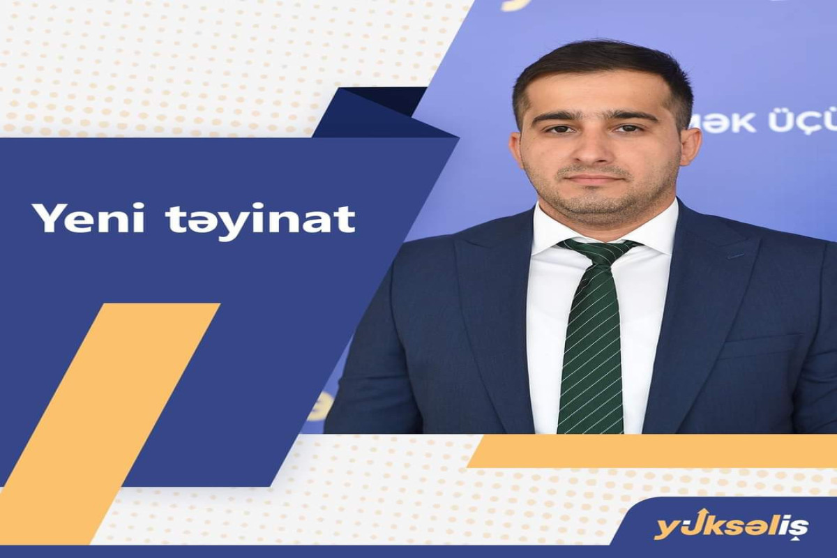 “Yüksəliş”in qalibi "Şərq" İstehsalat Birliyinin direktor müavini təyin olunub