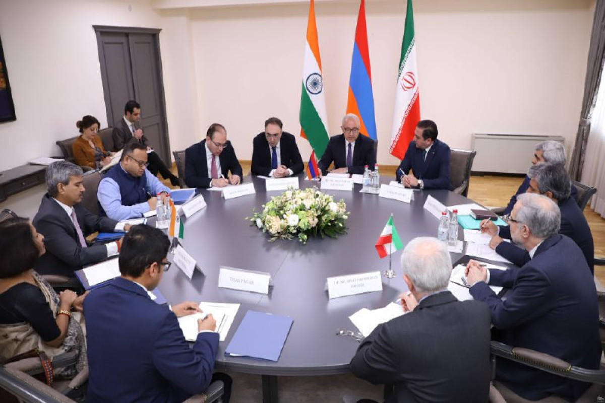 Yerevan hosts first tripartite consultations among Armenia, Iran, and India