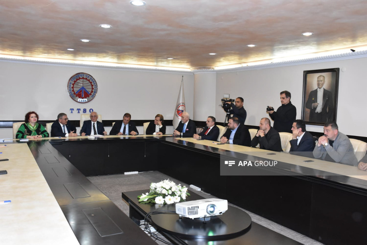 YAP nümayəndə heyəti Trabzon Ticarət və Sənaye Mərkəzində olub - FOTO 