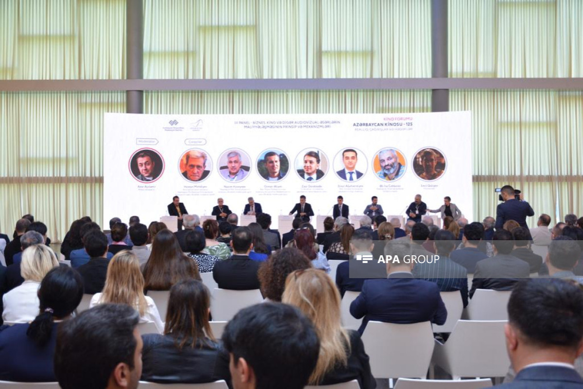 “Azərbaycan Kinosu - 125: Reallıq, Çağırışlar və Hədəflər” mövzusunda Kino forumu başa çatıb - FOTO 