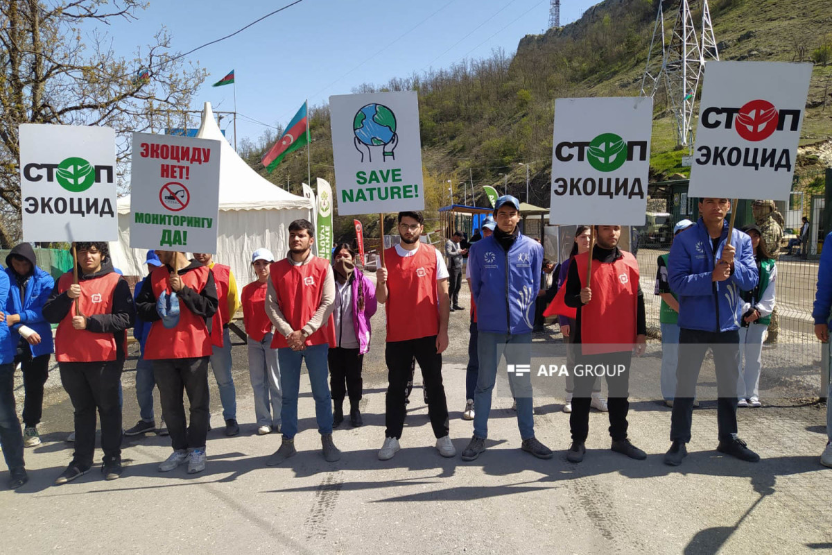 Laçın-Xankəndi yolundakı aksiya 133 gündür davam edir - FOTO 