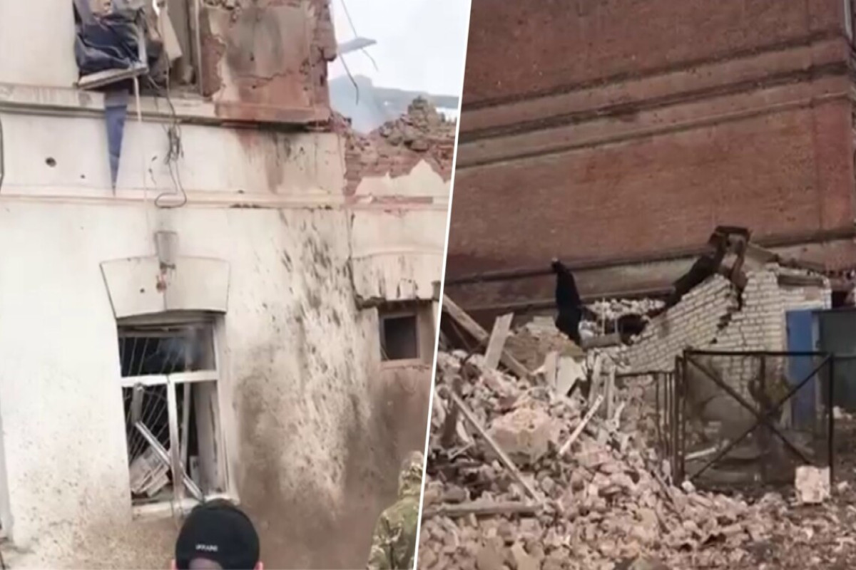 Rusiyanın Ukraynaya raket hücumu zamanı 10 nəfər yaralanıb