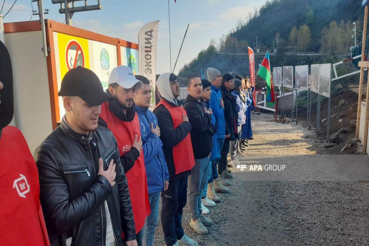 Laçın-Xankəndi yolundakı aksiya 136 gündür davam edir - FOTO 