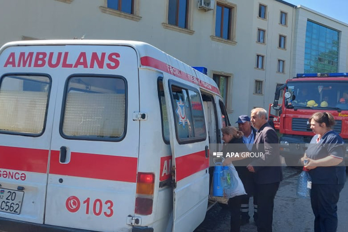 TƏBİB: Gəncədə xəstəxanadakı yanğınla bağlı 58 nəfər təxliyə edilib