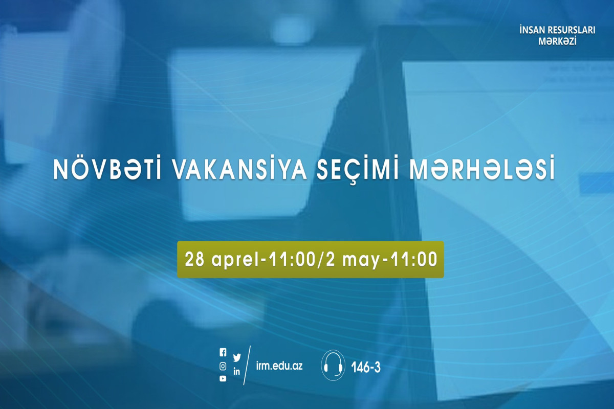 Müəllimlərin yerdəyişməsi üzrə növbəti vakansiya seçiminin vaxtı açıqlanıb