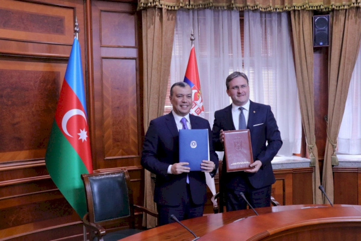 Azərbaycan və Serbiya arasında əlaqələr müzakirə olunub