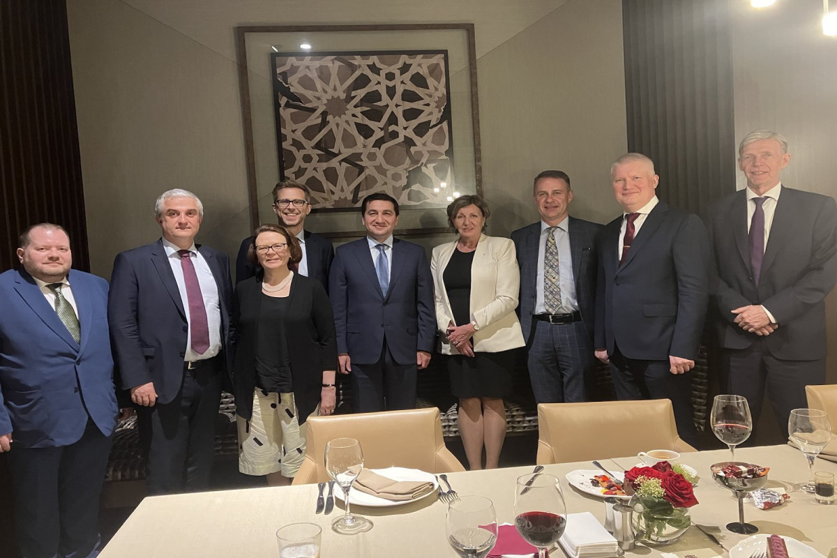 Hikmət Hacıyev Skandinaviya və Baltikyanı ölkələrin səfirləri ilə görüşüb