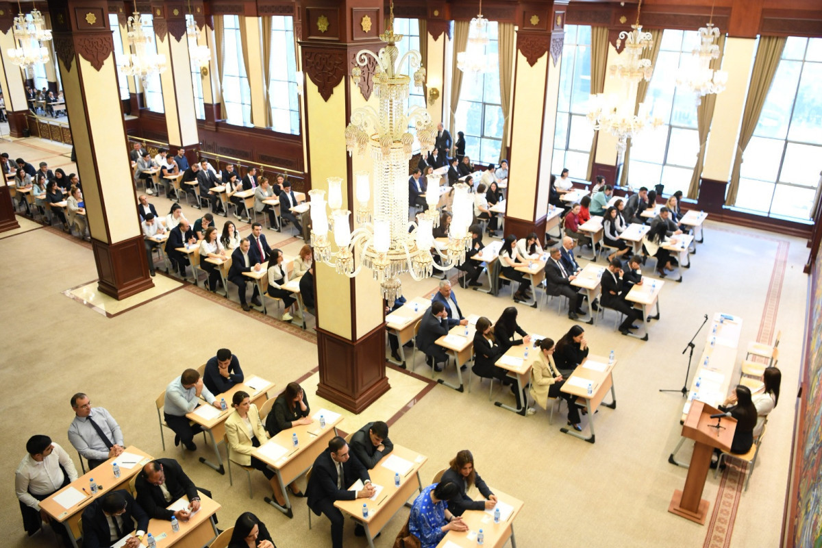 Azerbaijan's Milli Majlis holds first written civil service recruitment examination