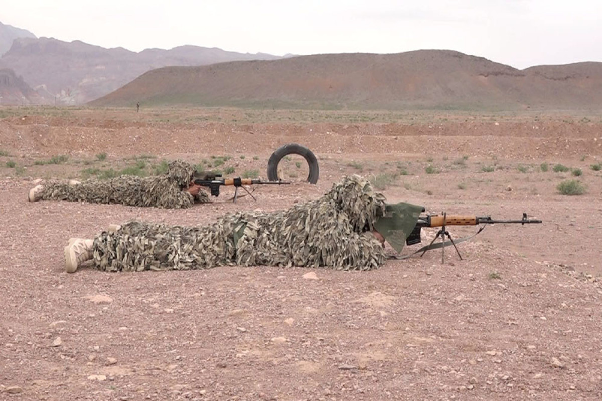 Competition for title of "Best Sniper" was held in Combined Arms Army-VIDEO 