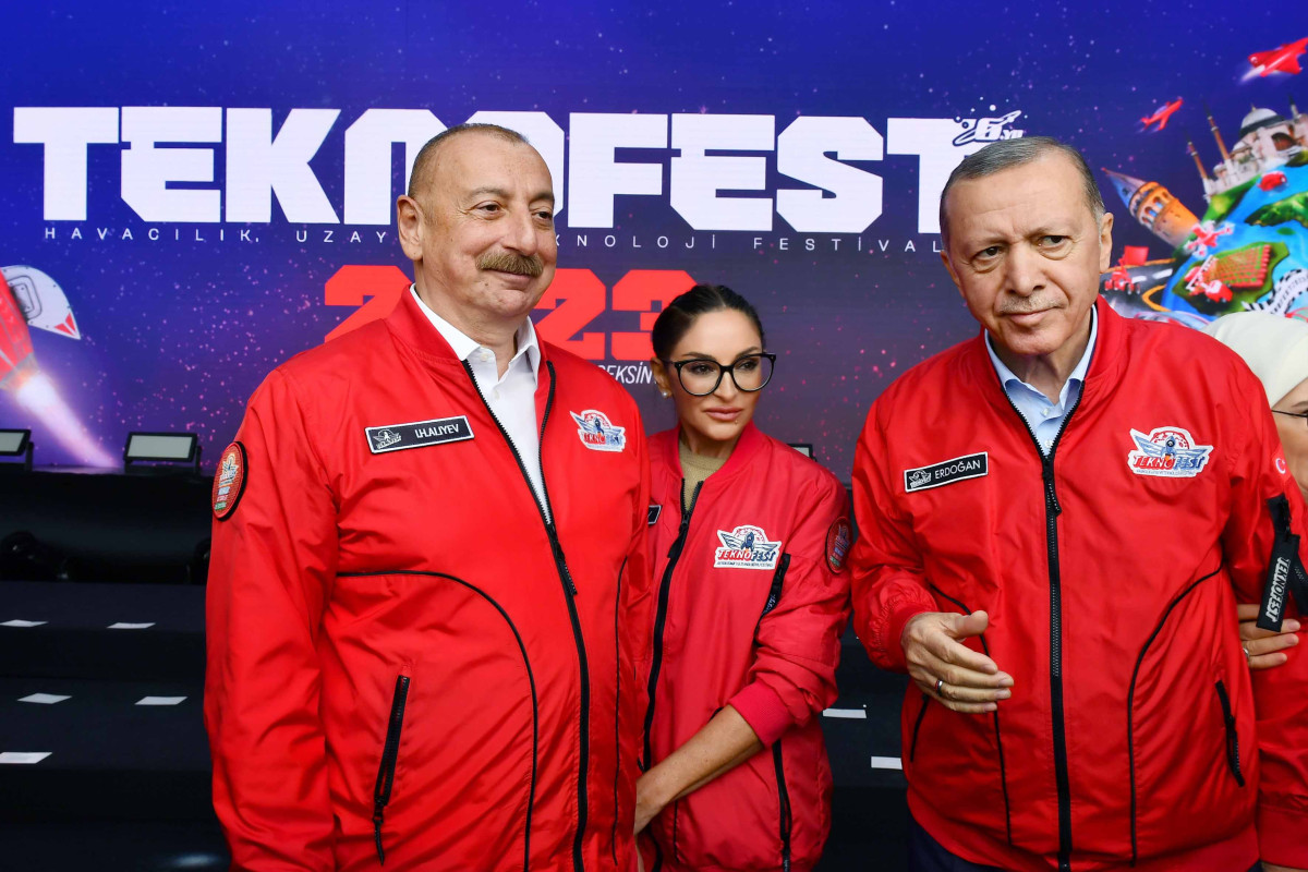 Prezident İlham Əliyev və Prezident Rəcəb Tayyib Ərdoğan İstanbulda “TEKNOFEST” festivalında iştirak ediblər - YENİLƏNİB-2 