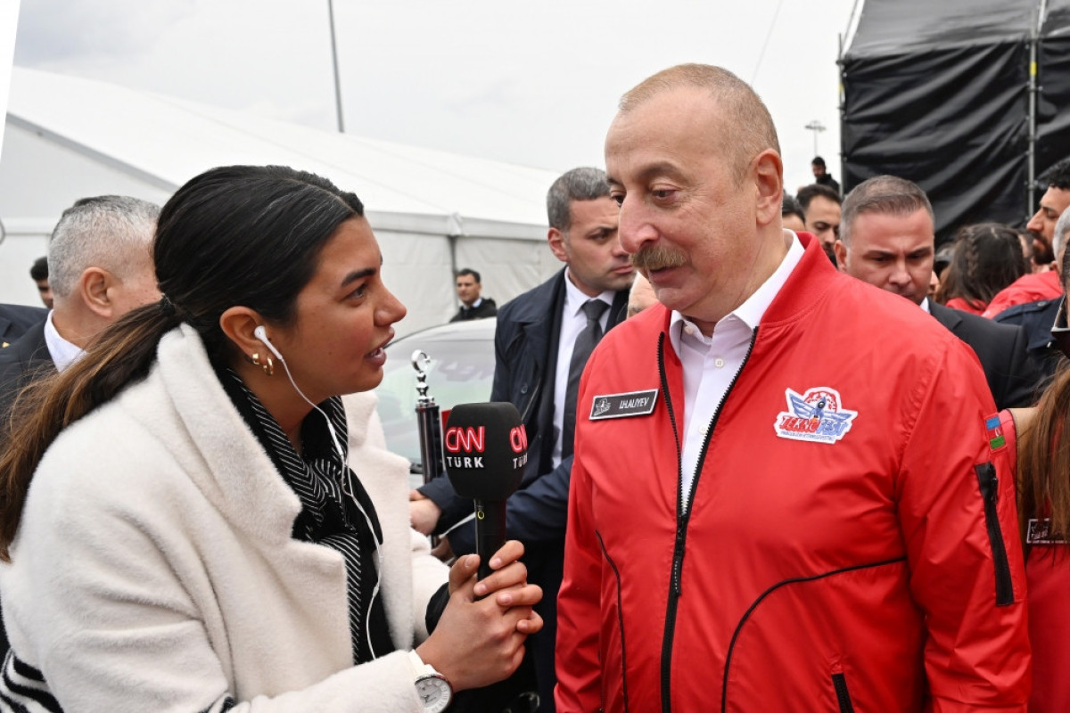 Presidents of Azerbaijan and Türkiye answered questions of CNN Turk-PHOTO 