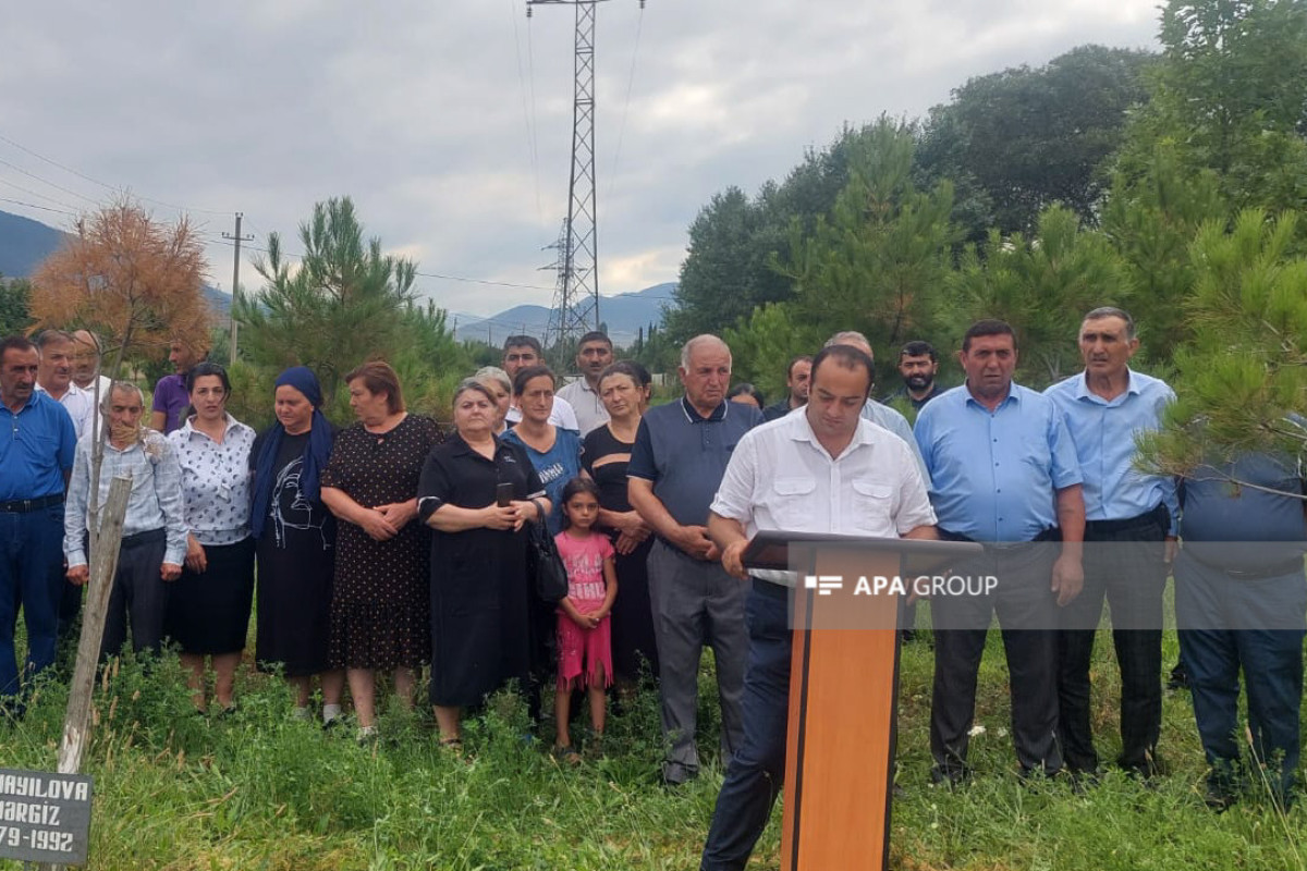Meşəli soyqırımı qurbanları beynəlxalq ictimaiyyətə müraciət edib - FOTO 