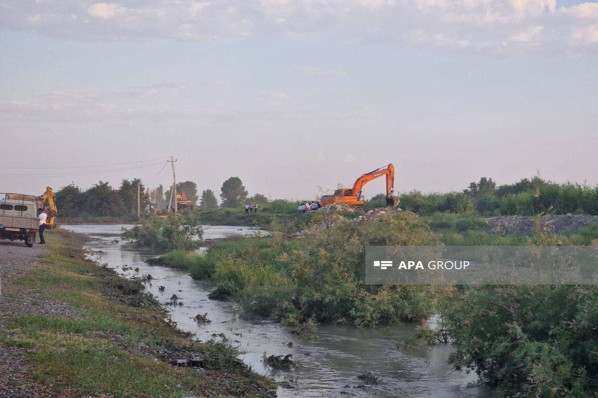 Bərdədə Yuxarı Qarabağ kanalının bəndi uçub, əraziyə ağır texnika gətirilib - FOTO  - VİDEO  - YENİLƏNİB 
