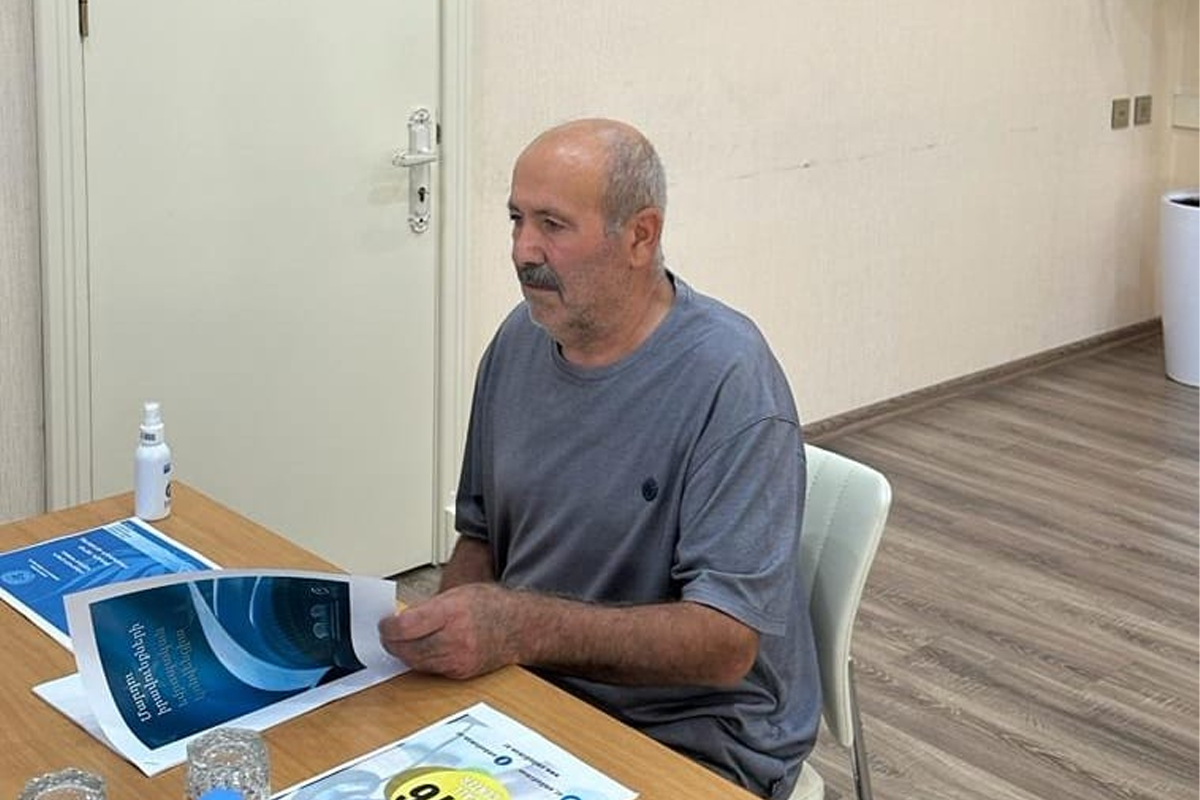 Ombudsman Vaqif Xaçaturyana baş çəkib, ona ailəsi ilə əlaqə imkanı yaradılıb