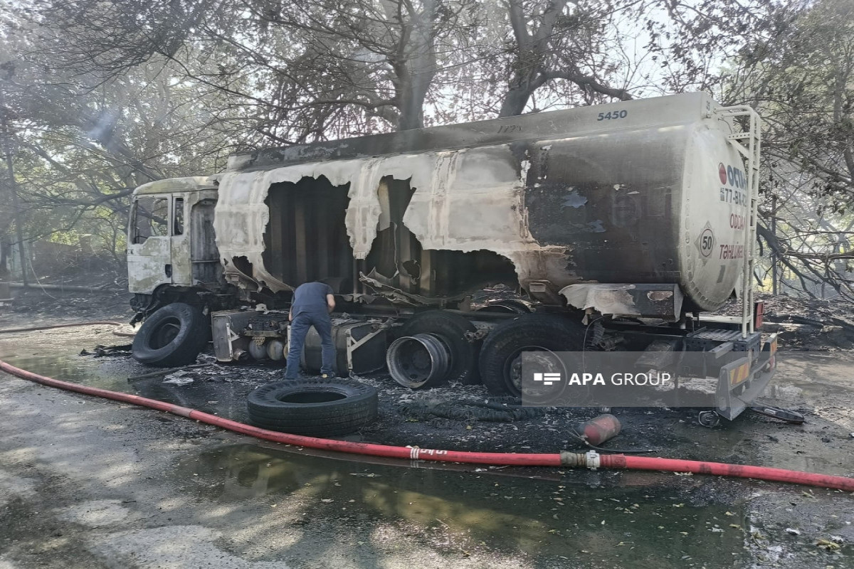 Bakıda açıq ərazidə yanğın tam söndürülüb - YENİLƏNİB-3  - FOTO  - VİDEO 