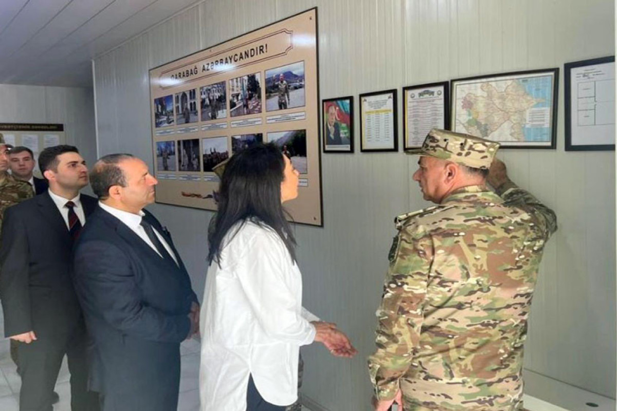 Ombudsman azad edilmiş ərazilərdəki hərbi hissəni ziyarət edib
