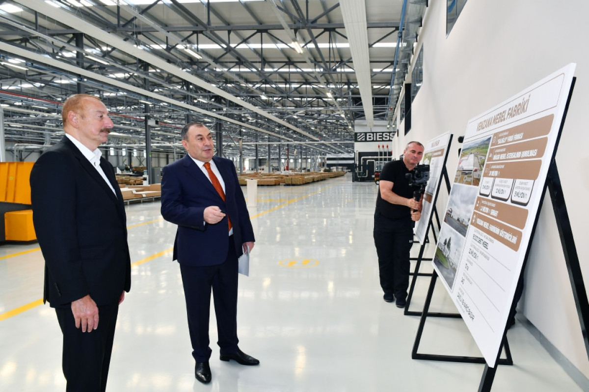 Qazaxda “Venzana” mebel fabrikinin açılışı olub - YENİLƏNİB 