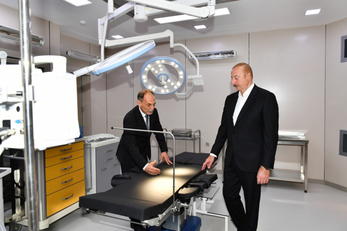 Samux Rayon Mərkəzi Xəstəxanasının yeni binasının açılışı olub - YENİLƏNİB 