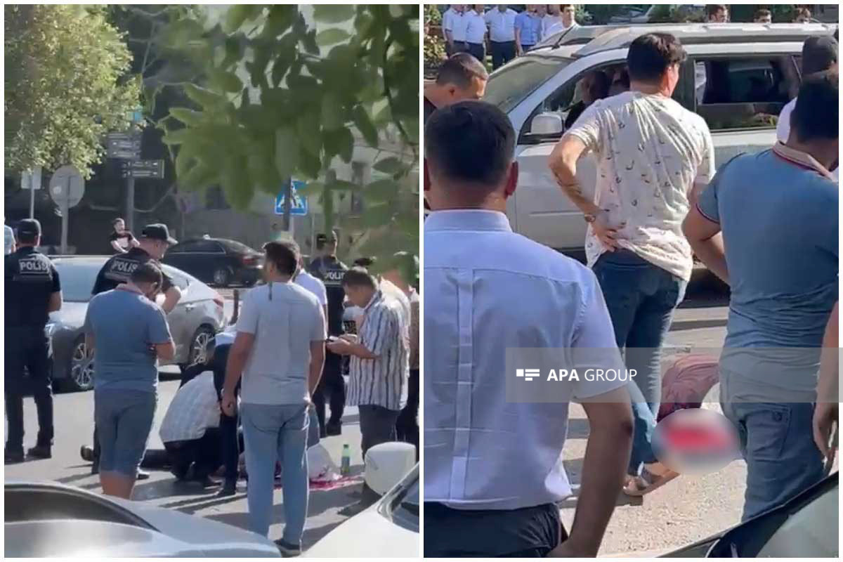 Bakıda avtomobil piyadanı vuraraq öldürüb - FOTO  - VİDEO 