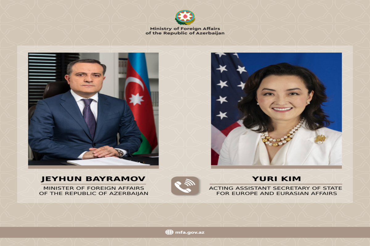 Ceyhun Bayramov ABŞ dövlət katibinin  köməkçisini  Ermənistanın təxribatları barədə məlumatlandırıb