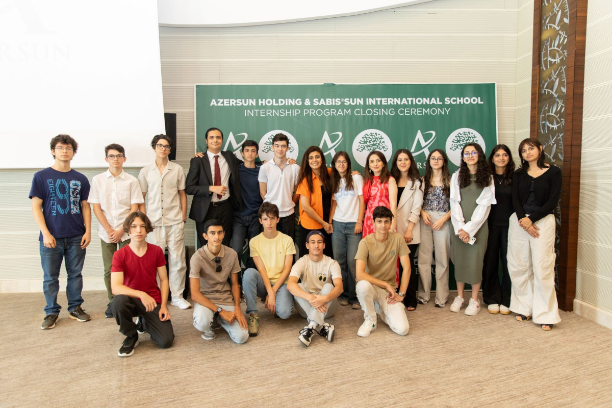 “SABIS® SUN”la “Azərsun Holdinq”in təcrübə proqramı uğurla yekunlaşıb - FOTO 