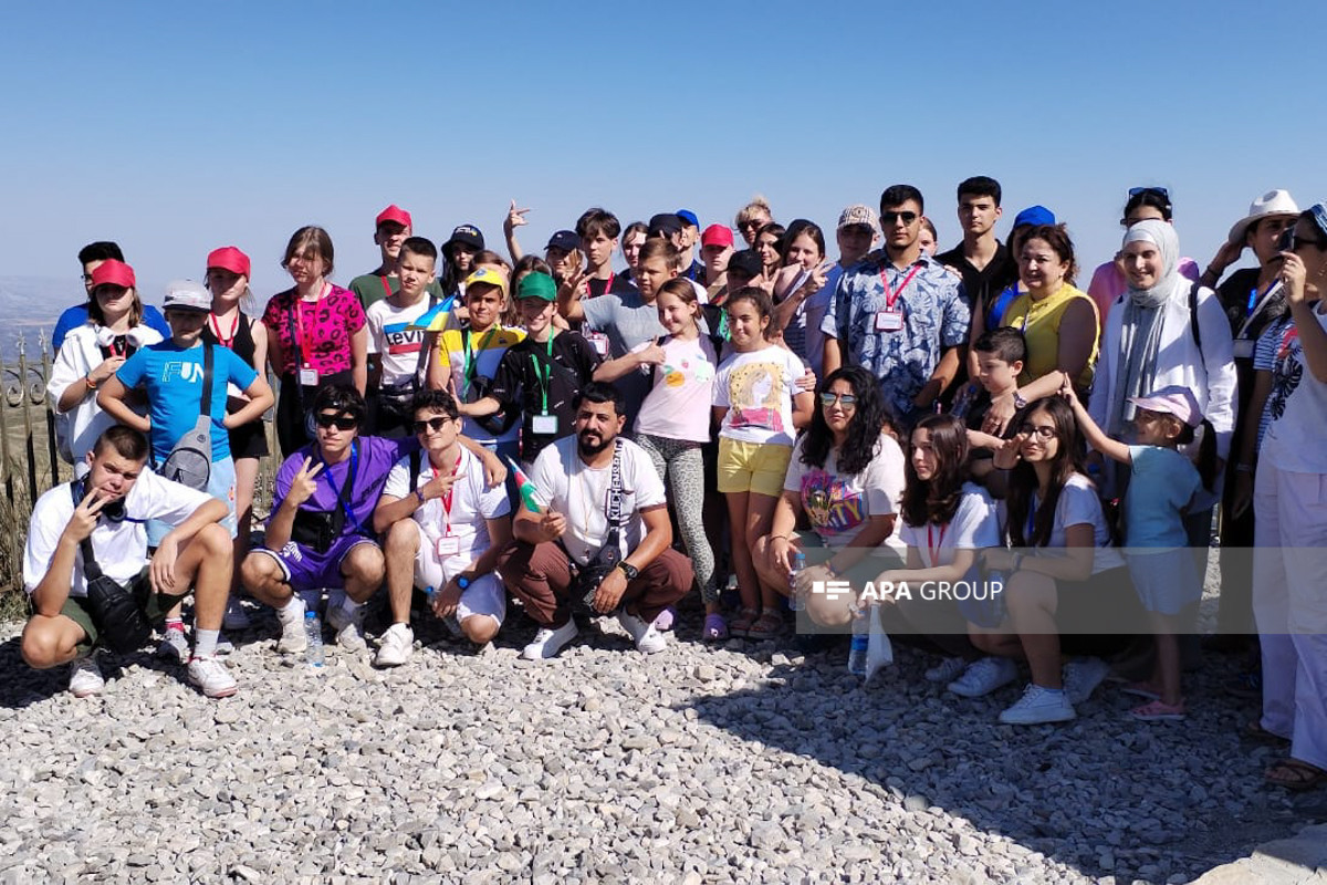 Ukraynalı uşaqların Şamaxıya ekskursiyası baş tutub - FOTO 