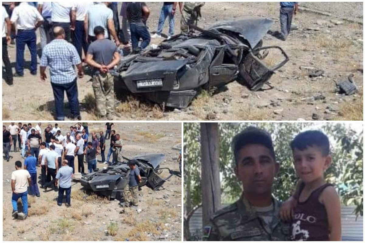 Ağcabədidə maşın dərəyə aşıb, Vətən müharibəsi iştirakçısı ölüb - FOTO  - VİDEO 