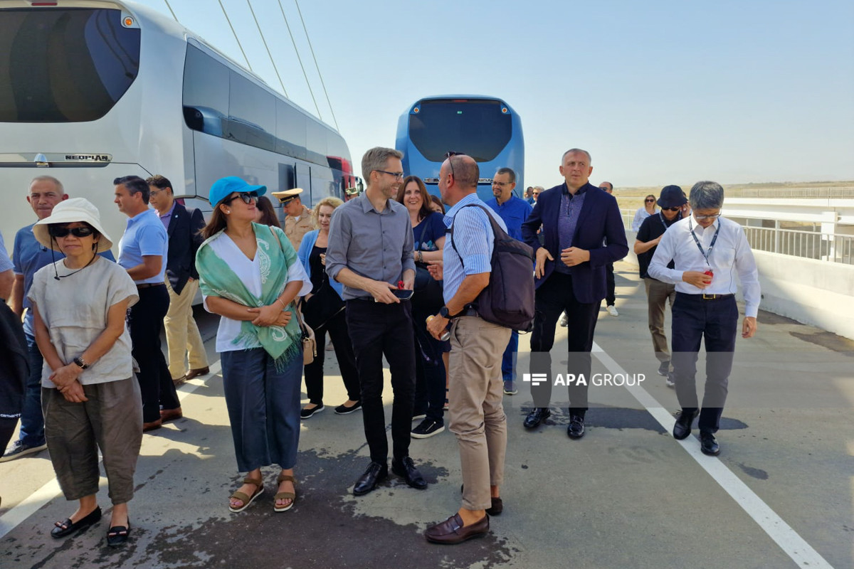 Xarici diplomatlar Ağdama səfər edib - FOTO  - YENİLƏNİB 