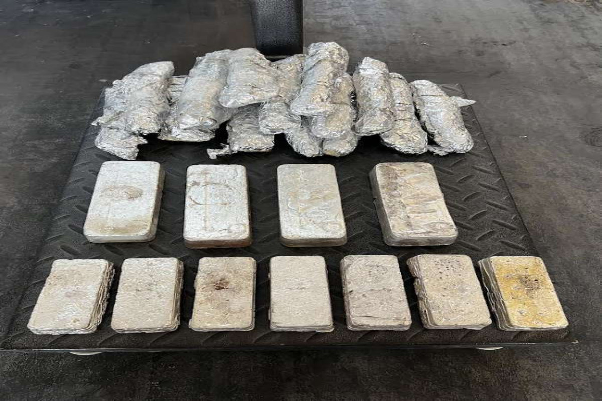 Naxçıvanda İrandan Türkiyəyə yük aparan maşında 36 kq gümüş tapılıb