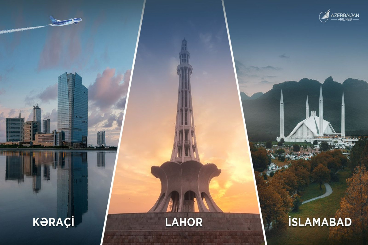 AZAL Pakistanın üç böyük şəhərinə reys açır