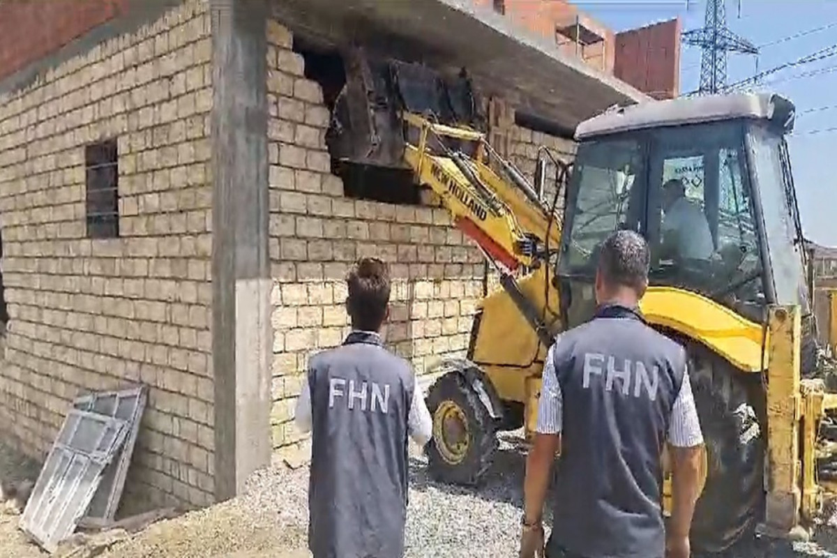 FHN Masazırda və Lənkəranda qanunsuz tikintilərin qarşısını alıb  - VİDEO 