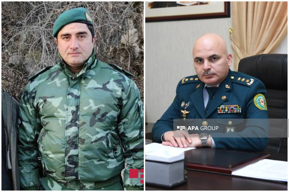 President of Azerbaijan confers Major General high military rank upon Babak Alakbarov and Zaur Zeynalov