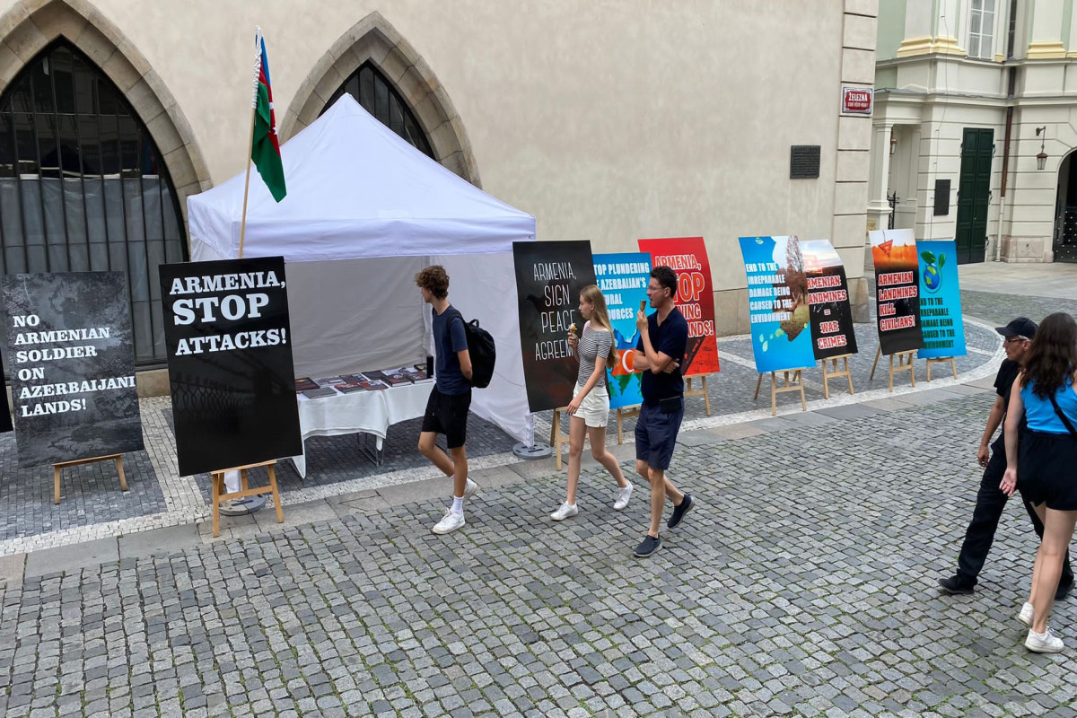 Awareness campaign organized in Prague to expose Armenia