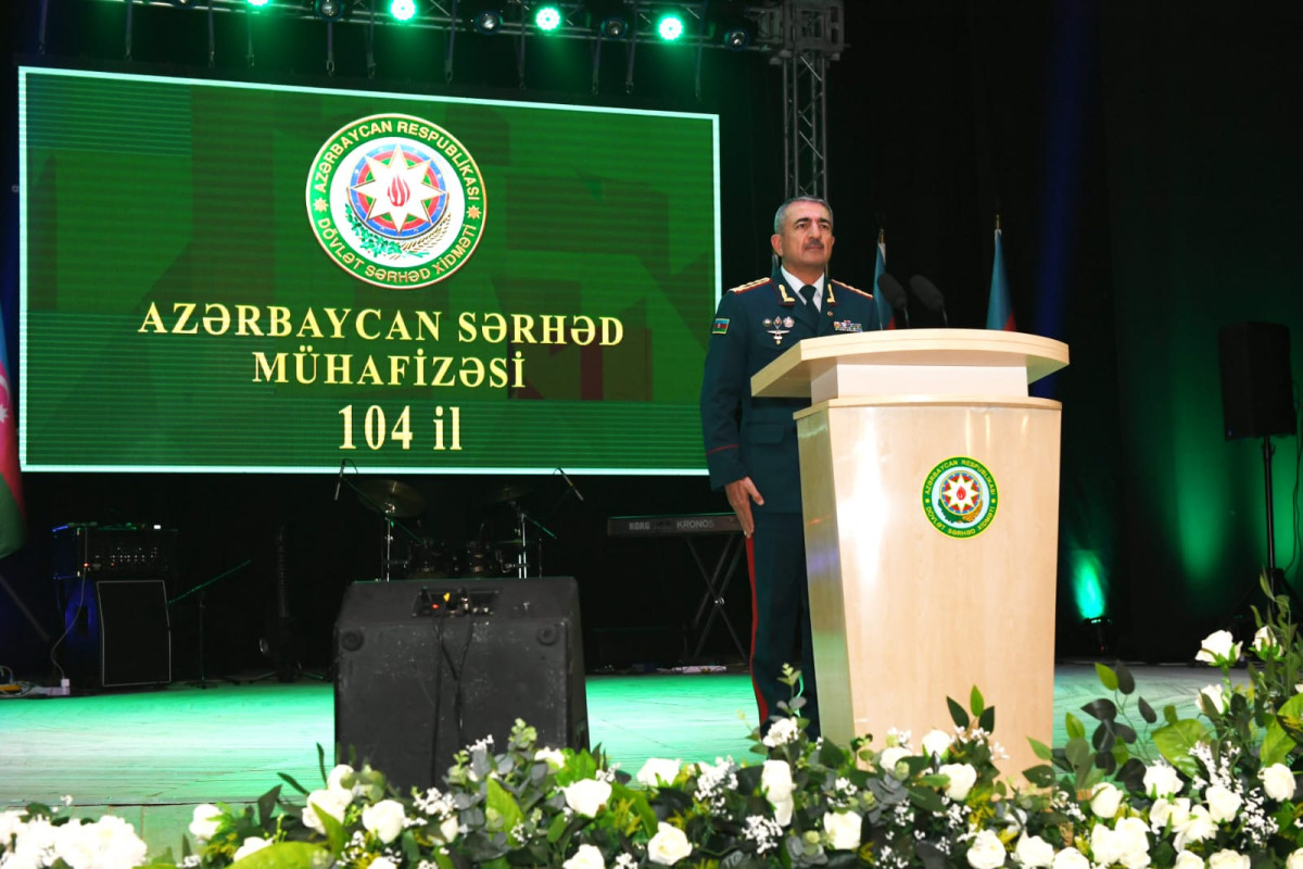 Azərbaycan Sərhəd Mühafizəsinin 104-cü ildönümü münasibətilə tədbir keçirilib - FOTOLENT 