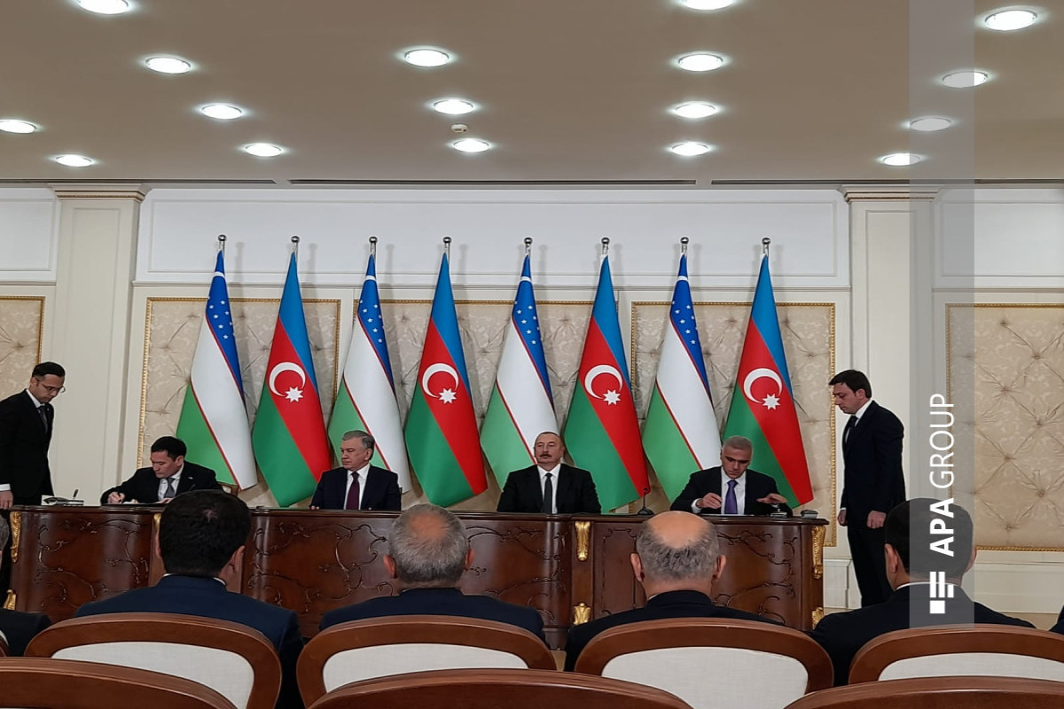 Подписаны азербайджано-узбекские документы-ОБНОВЛЕНО 
