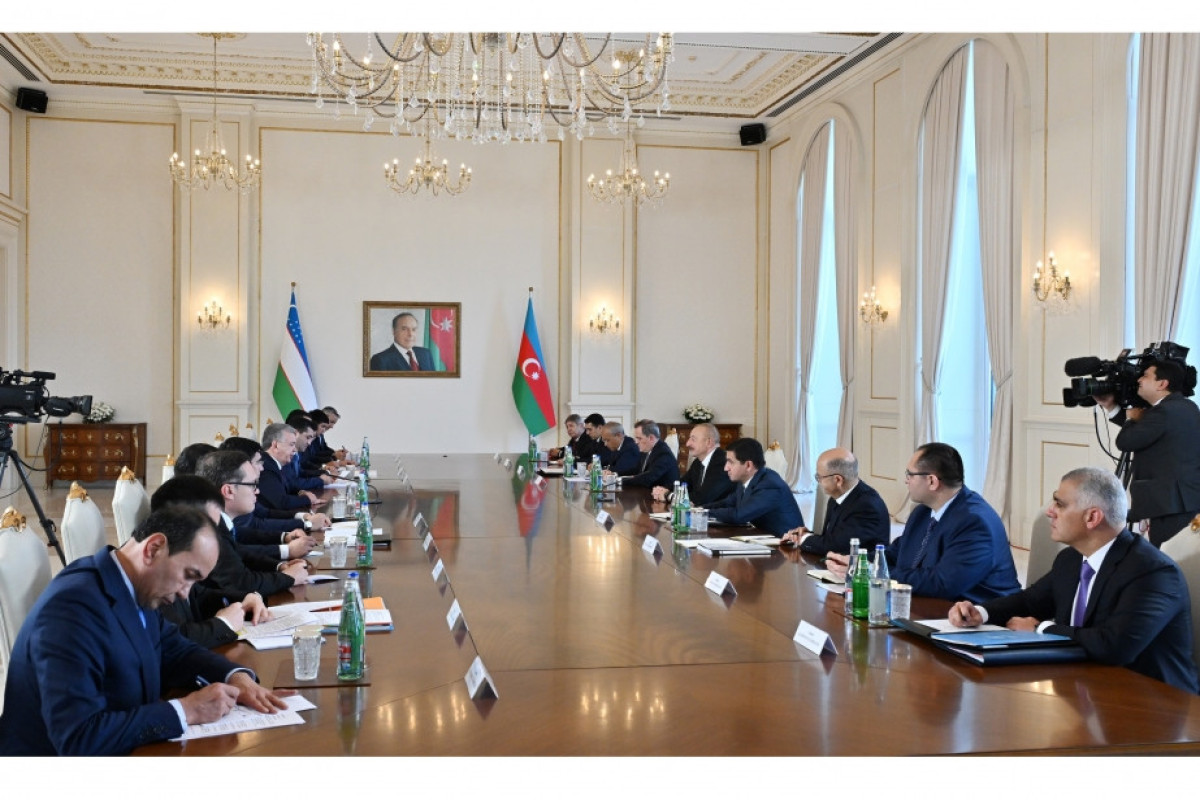Prezident İlham Əliyev: Şavkat Mirziyoyevin Prezident seçilməsindən sonra ilk dövlət səfərini Azərbaycana etməsini yüksək qiymətləndiririk