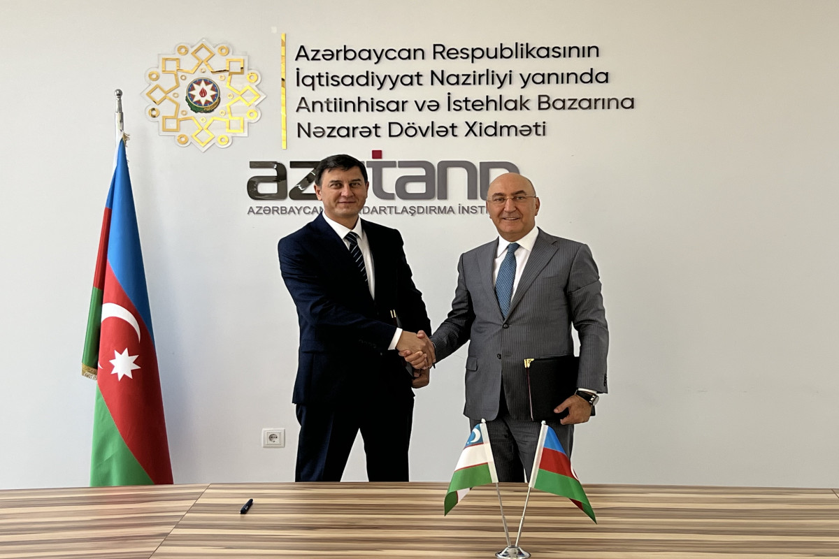 Dövlət Xidmətində Özbəkistanın Texniki Tənzimləmə Agentliyinin rəhbərliyi ilə görüş keçirilib