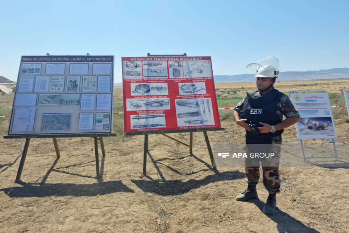 FHN Ağdamın azad olunmuş ərazilərində minatəmizləmə ilə bağlı media-tur təşkil edib - FOTO 