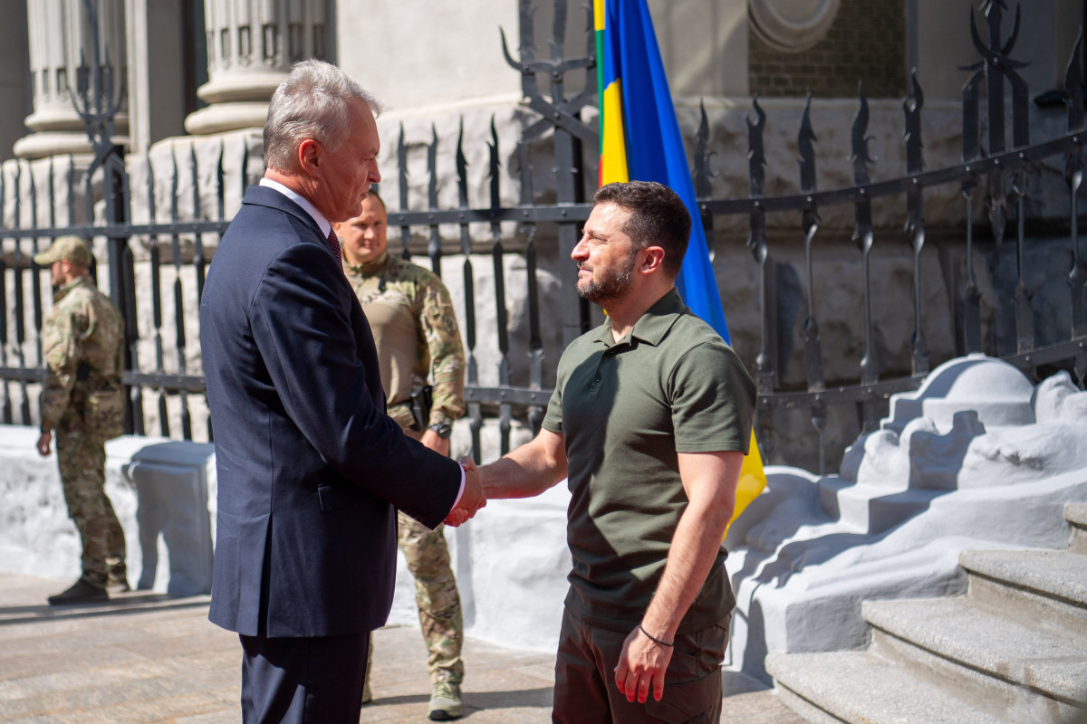 Litva Prezidenti Gitanas Nauseda, Ukrayna Prezidenti Vladimir Zelenski