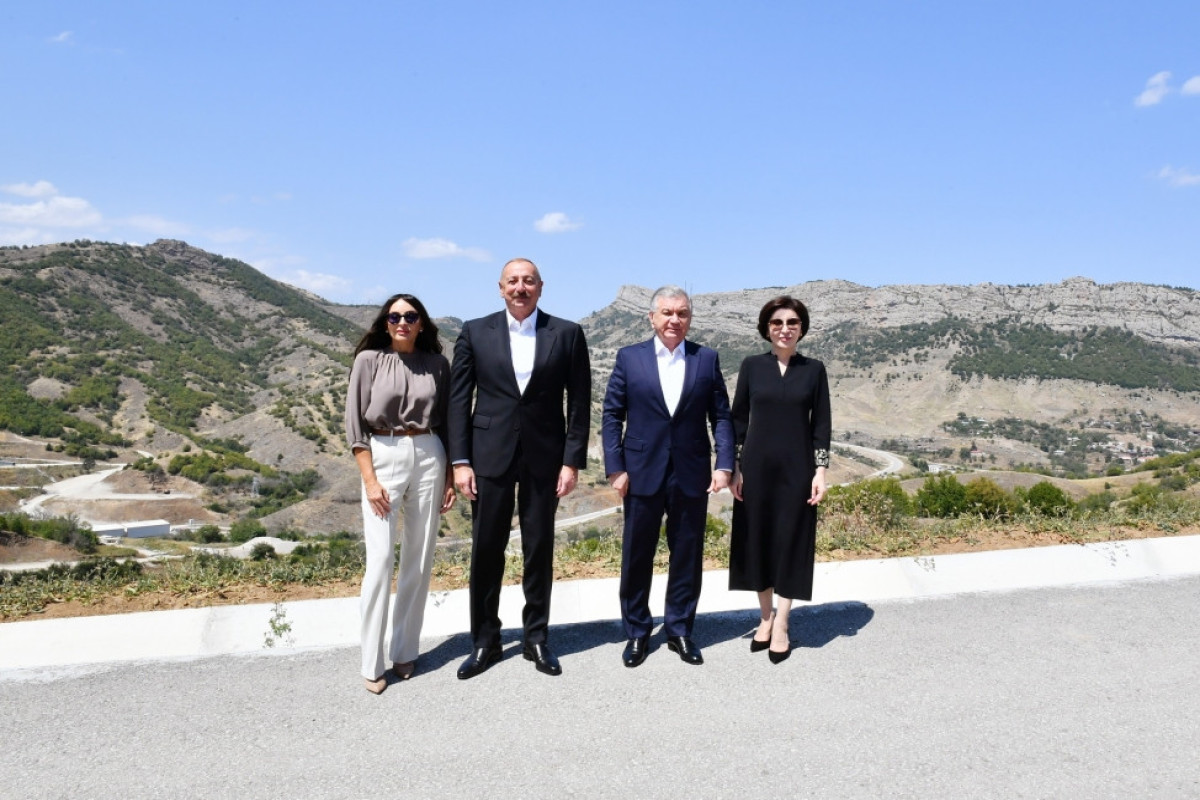 Azərbaycan ilə Özbəkistan prezidentləri və xanımları Şuşaya səfər ediblər - YENİLƏNİB 
