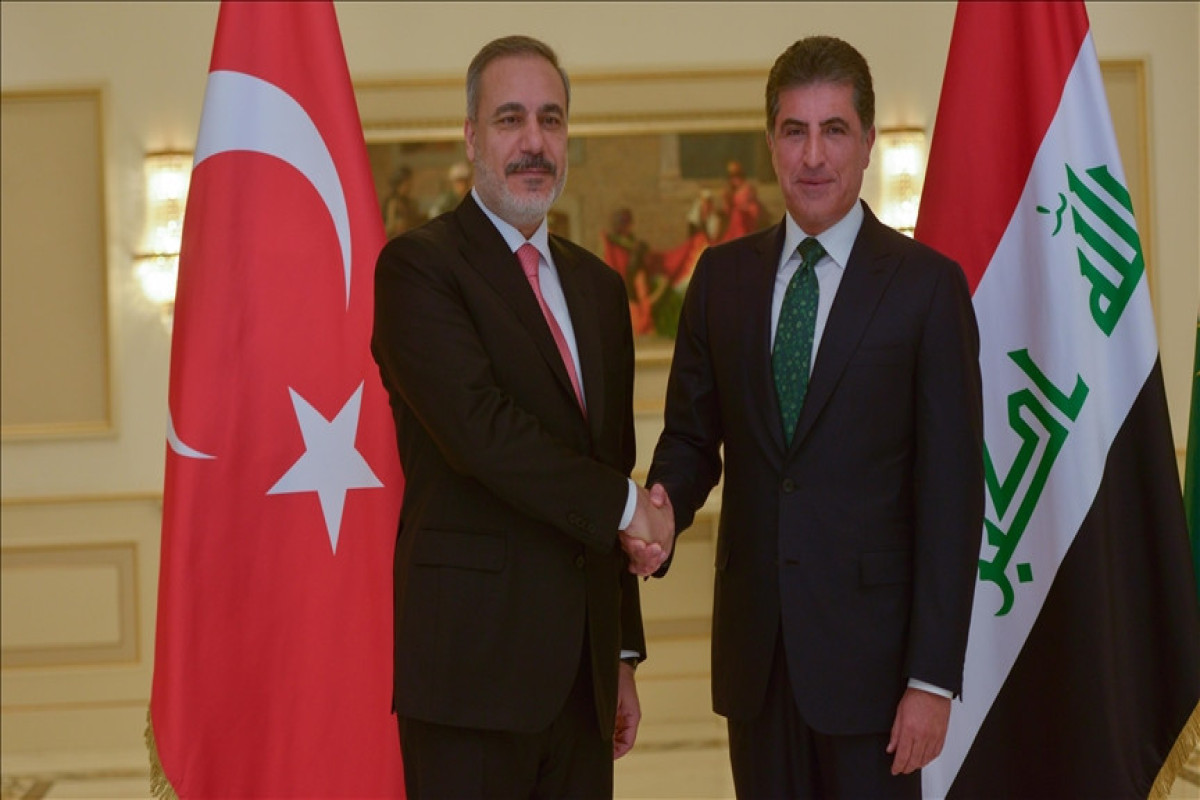 Turkish foreign minister holds talks with Iraqi Kurdish Regional Government president