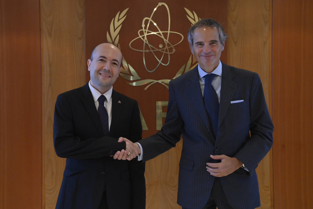 Fariz Rzayev, Deputy Foreign Minister of Azerbaijan and Rafael Grossi, Director General of the International Atomic Energy Agency